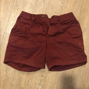 Mens Bearbottom Shorts Size Medium in Red. Inseam 5.5”
